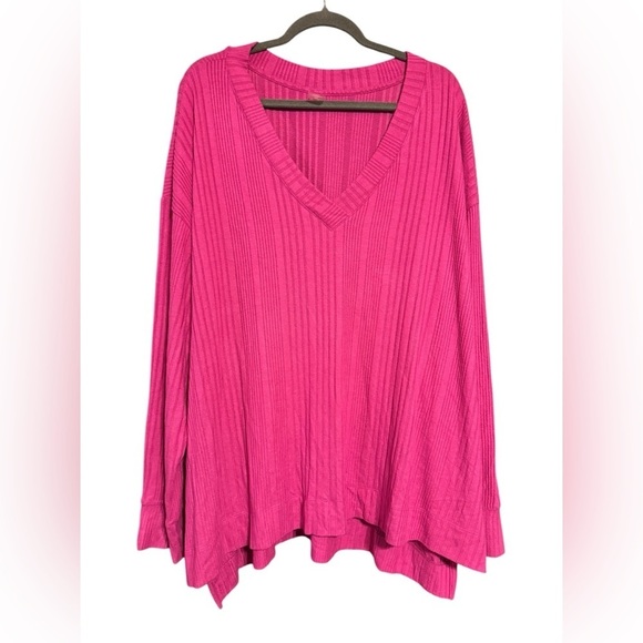 St Johns Bay V Neck Long Sleeve Tunic Sweater - Picture 1 of 5